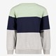 Regular fit jongens sweater grijs blauw
