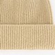 Gebreide dames muts beige