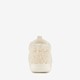 Dames teddy pantoffels beige