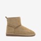 Hoge gevoerde dames pantoffels taupe
