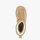Hoge gevoerde dames pantoffels taupe