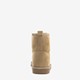 Hoge gevoerde dames pantoffels taupe
