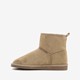 Hoge gevoerde dames pantoffels taupe