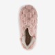 Fluffy dames sloffen roze
