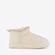 Gevoerde dames pantoffels beige
