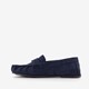 Heren mocassin pantoffels blauw