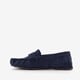 Heren mocassin pantoffels blauw