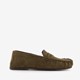 Heren mocassin pantoffels bruin
