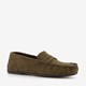 Heren mocassin pantoffels bruin