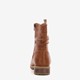 Dames enkellaarsjes cognac bruin