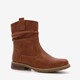 Dames enkellaarsjes cognac bruin