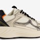 Dames dad sneakers beige goud
