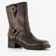 Blue Box dames biker boots bruin