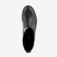 Dames croco chelsea boots zwart