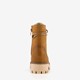 Gevoerde dames veterboots cognac