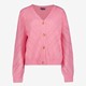 Gebreid dames vest roze