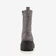 Dames veterboots grijs