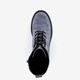 Dames veterboots denim blauw