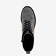 Dames veterboots grijs