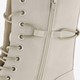 Dames veterboots lichtgrijs