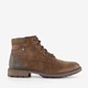 Heren veterboots donkerbruin
