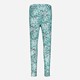 Meisjes sportlegging stippenprint blauw
