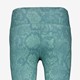 Dames sportlegging met slangenprint groen