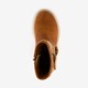 Meisjes teddy biker boots bruin