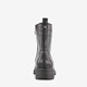 Dames veterboots zwart goud