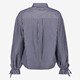 Dames blouse gestreept donkerblauw wit