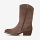 Suede meisjes western laarzen