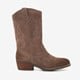 Suede meisjes western laarzen