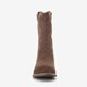 Suede meisjes western laarzen