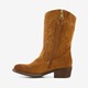 Leren meisjes western laarsjes bruin
