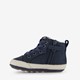 Leren jongens babyschoenen blauw