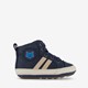 Leren jongens babyschoenen blauw