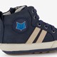 Leren jongens babyschoenen blauw