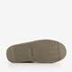 Gevoerde suede heren pantoffels taupe