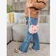 Meisjes tas roze kat