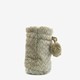 Hoge dames sloffen beige