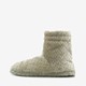 Hoge dames sloffen beige