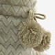 Hoge dames sloffen beige
