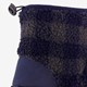 Teddy heren pantoffels blauw