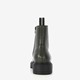 Leren dames veterboots groen