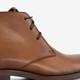 Hoge leren heren veterschoenen cognac