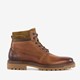Leren heren veterboots bruin