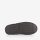 Gevoerde suede heren pantoffels zwart