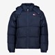 Gewatteerde heren winterjas blauw
