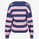 Gestreepte dames trui paars roze