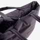 Puffer shopper schoudertas zwart
